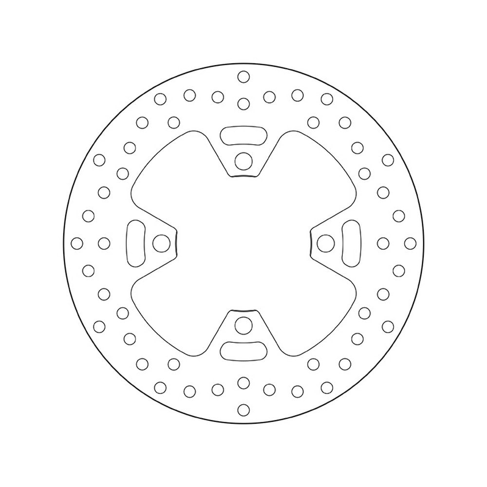 68B407H6 Brembo Fixed Rear Brake Disc