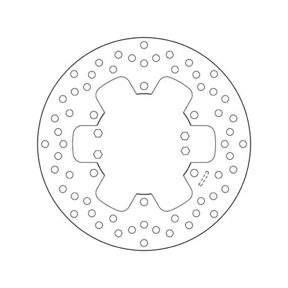 68B407H8 Brembo Fixed Rear Brake Disc