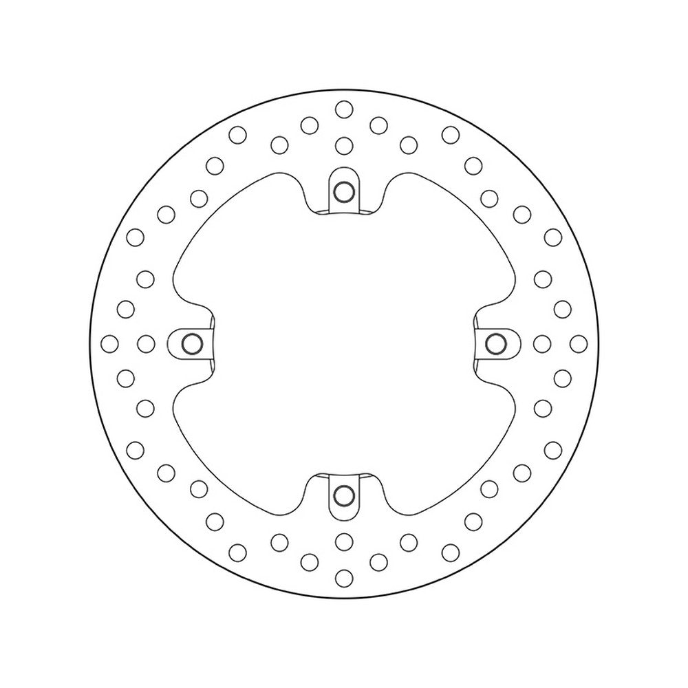 68B407J1 Brembo Fixed Rear Brake Disc
