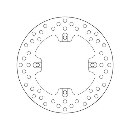 68B407J2 Brembo Fixed Rear Brake Disc