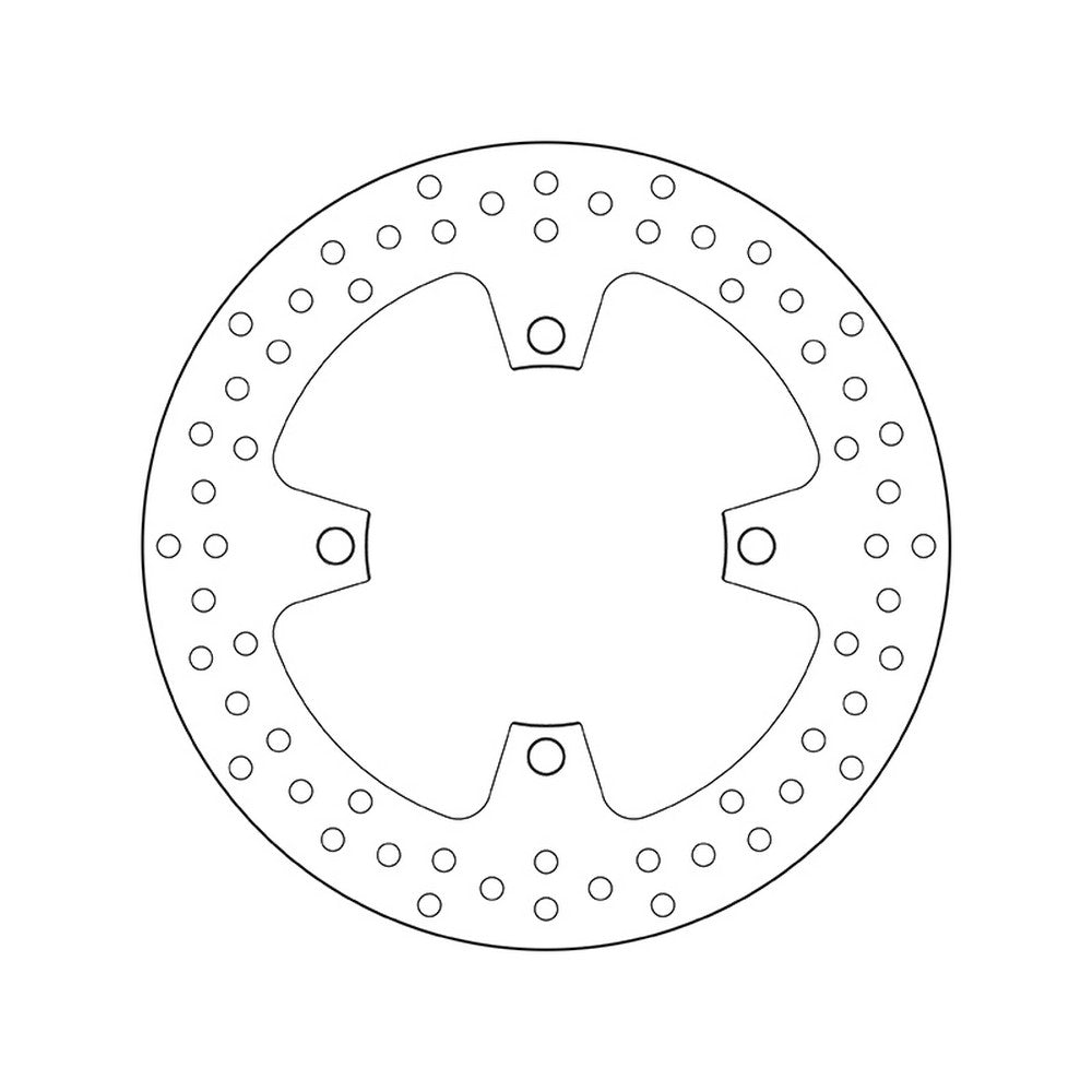 68B407J3 Brembo Fixed Rear Brake Disc