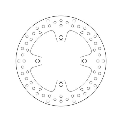 68B407J3 Brembo Fixed Rear Brake Disc