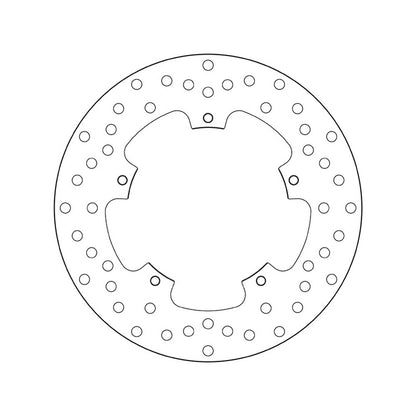 68B407J6 Brembo Fixed Rear Brake Disc