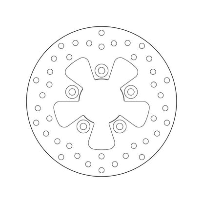 68B407M3 Brembo Fixed Rear Brake Disc