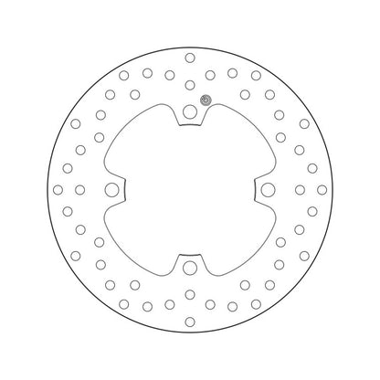 68B407P8 Brembo Fixed Rear Brake Disc