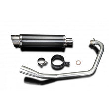 Honda CBF125 08-15 Stainless Steel Full Exhaust System with Carbon Fibre Cans