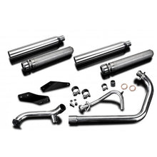 Yamaha XV250S 96-00 2-2 Stainless Steel Full Exhaust System with Stainless Steel Cans