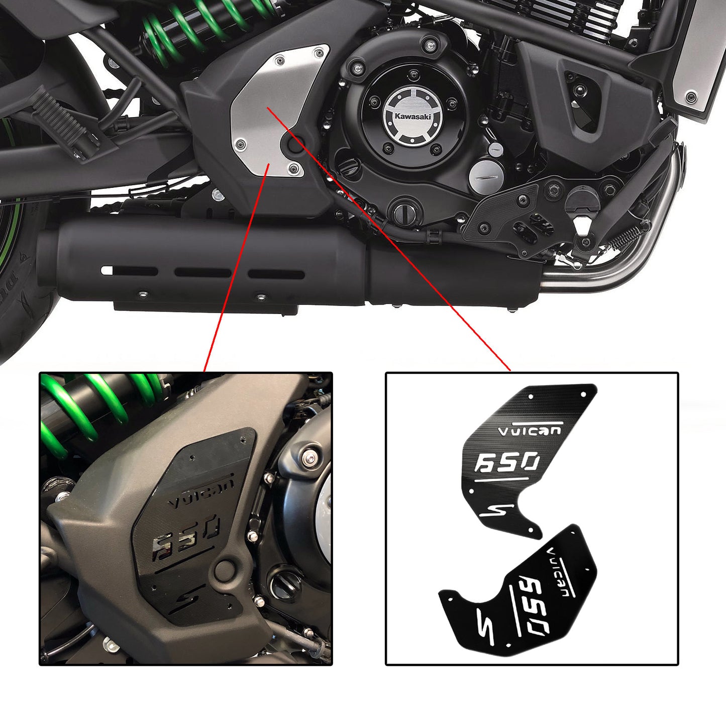 Kawasaki Vulcan S 15-21 Frame Inserts