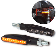 LED Slim Line Black Indicators (E-Marked)