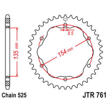 761.41 Steel Rear Sprocket