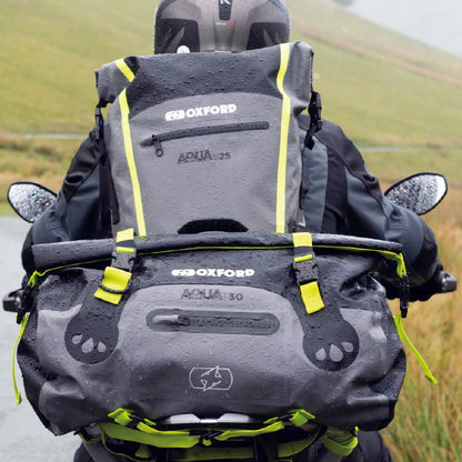 Aqua T-30 Roll Bag Black /Grey / Fluo