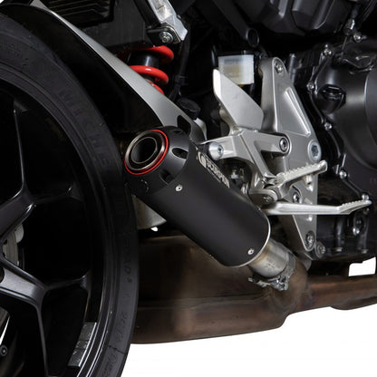 Honda CB1000R 18- Red Power Black Ceramic Slip-on Exhaust