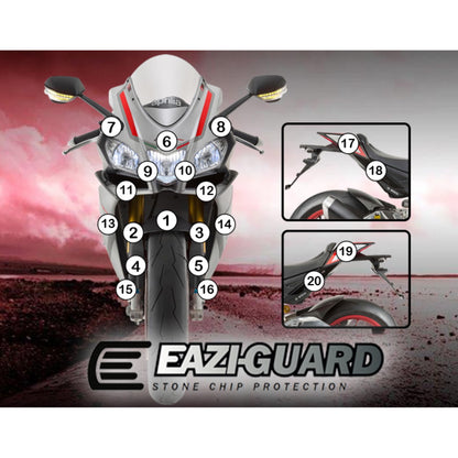 APRILIA RSV4 2015-2020 Matt Eazi-Guard Paint Protection Kit