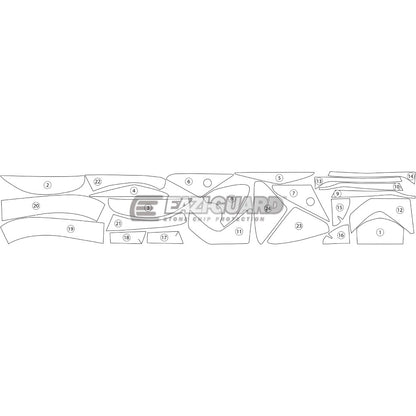 KAWASAKI GTR1400 2010-2016 Gloss Eazi-Guard Paint Protection Kit