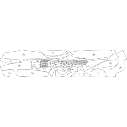 KAWASAKI ZZR1400 2012-2019 Matt Eazi-Guard Paint Protection Kit