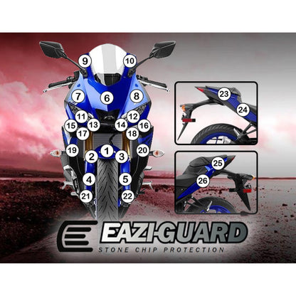 YAMAHA YZF-R3/R25 2019> Gloss Eazi-Guard Paint Protection Kit