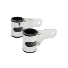 High Chrome Headlight Brckt 50-53mm