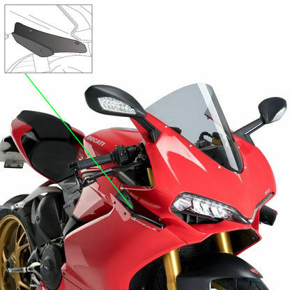 Ducati 899/1199 Panigale 12-15 Puig Downforce Spoiler Wings Black