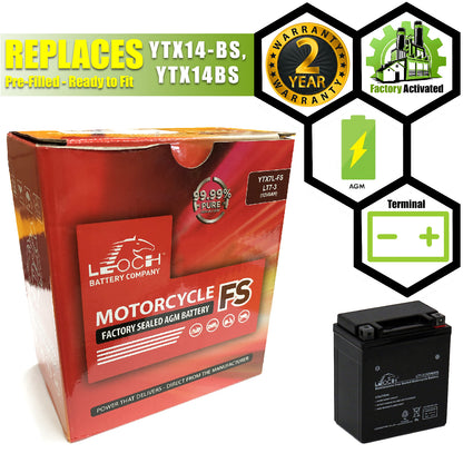 LT7-3 Leoch Sealed AGM Battery