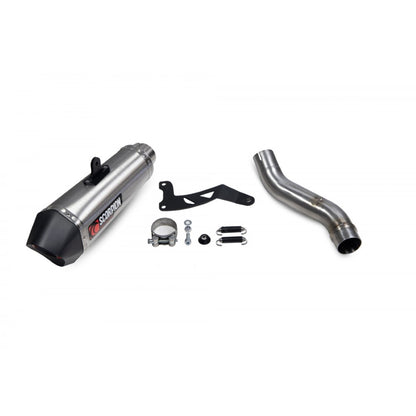 Triumph Speed Triple 1050 18- Serket Taper Brushed Stainless Slip On Exhaust