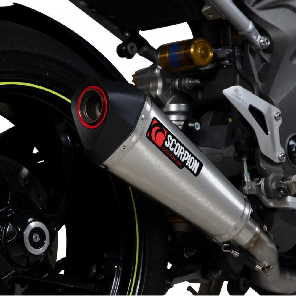 Triumph Speed Triple 1050 18- Serket Taper Brushed Stainless Slip On Exhaust