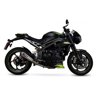 Triumph Speed Triple 1050 18- Serket Taper Brushed Stainless Slip On Exhaust