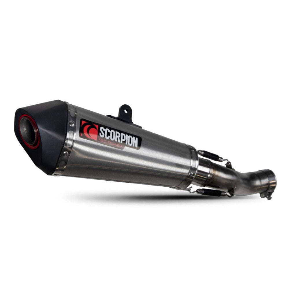 Triumph Speed Triple 1050 18- Serket Taper Brushed Stainless Slip On Exhaust