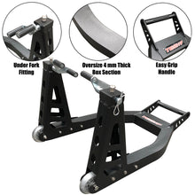Heavy Duty Front Alloy Stand Black