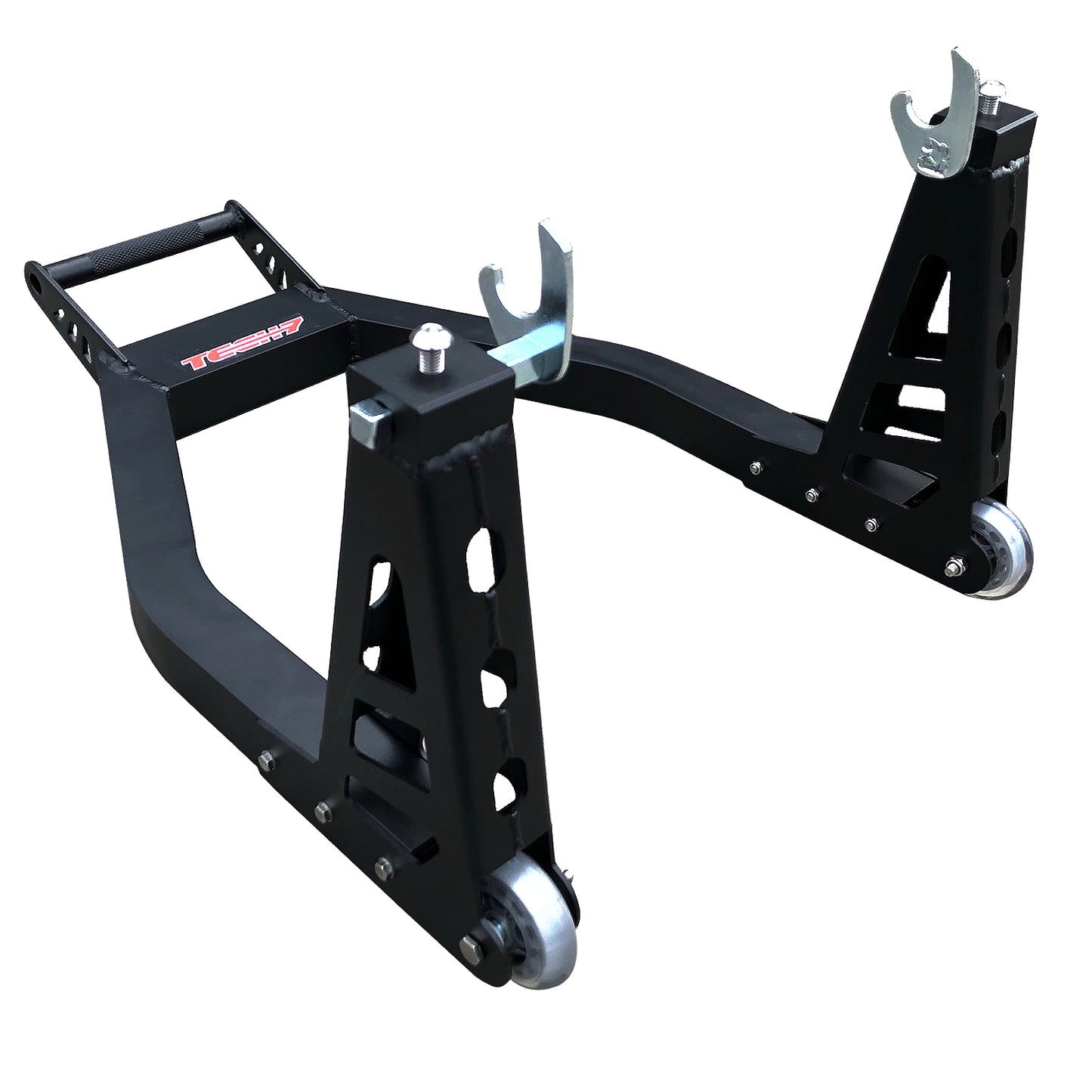 Heavy Duty Rear Alloy Stand Black