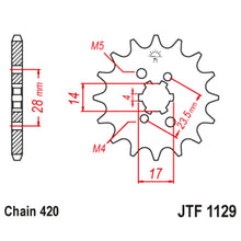 1129.12 Front Steel Sprocket