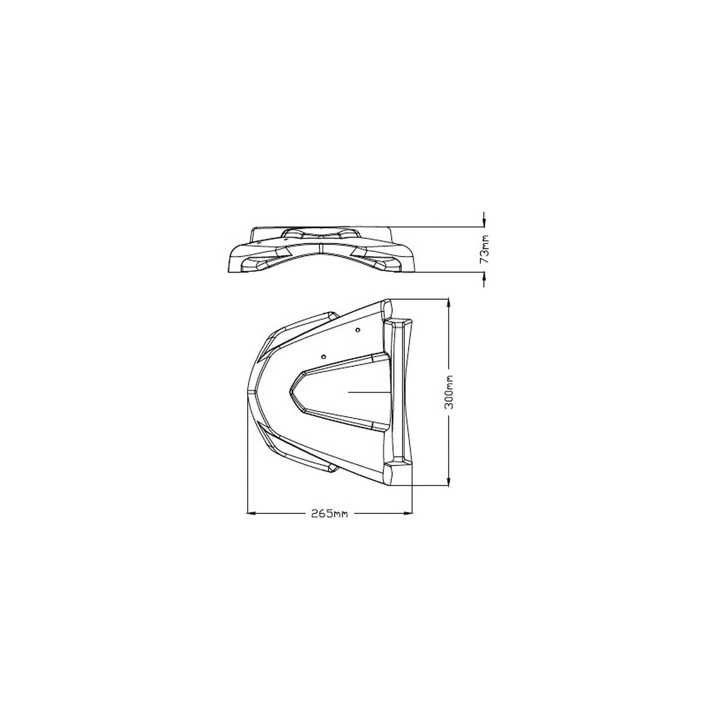 Yamaha XT1200Z Super Tenere 14-22 Puig Front Beak Extender Black