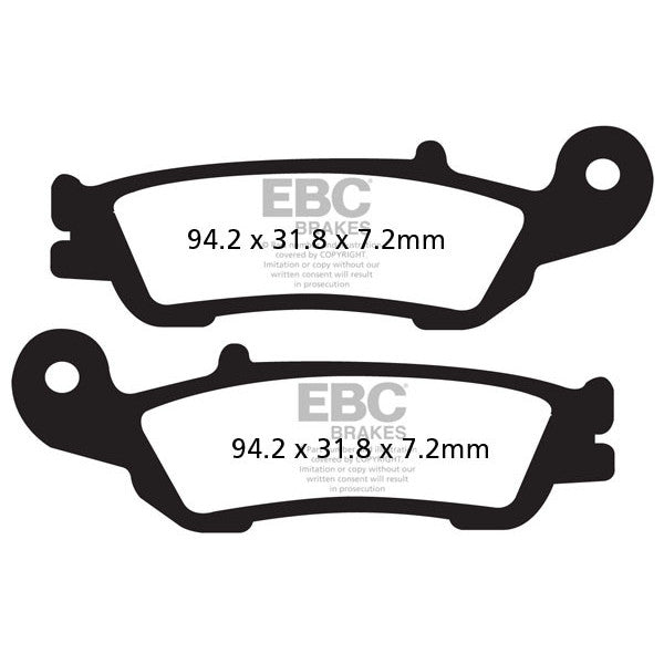 EBC Mxs Formula MX Race Pad Set With Pins MXS450