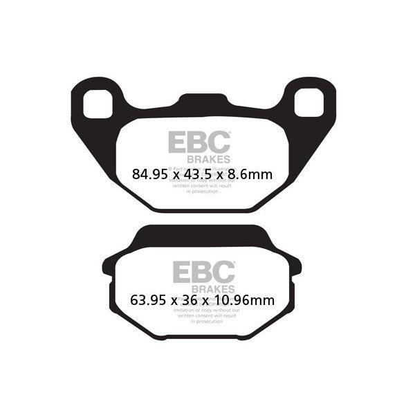 EBC Double-H Sintered Scooter Pad Set SFA305HH