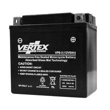 VP8-3 Vertex Battery Replaces YB7L-B 12N7-3B