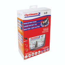 OptiMate 3 x2 Dual Bank 2x0.8A 12V Battery Charger