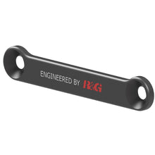 BLP0105BKRD Left Rear Footrest Plate Left Side Red Logo