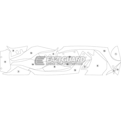 YAMAHA YZF-R1 2020> Matt Eazi-Guard Paint Protection Kit