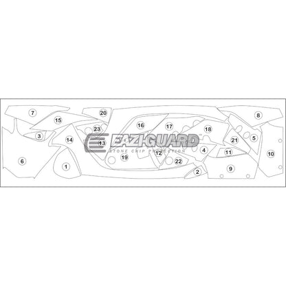 YAMAHA YZF-R1M 2020> Matt Eazi-Guard Paint Protection Kit