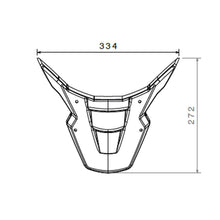 Honda CRF1100 Africa Twin 20-22 Puig Front Beak Extender Black
