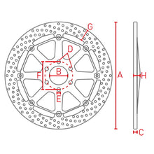 Yamaha Ferodo Rear Brake Disc FMD0451R