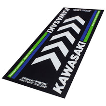 Garage Mat Series 4 Kawasaki Logo