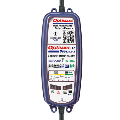 Optimate 2 Duo 12v Battery Charger