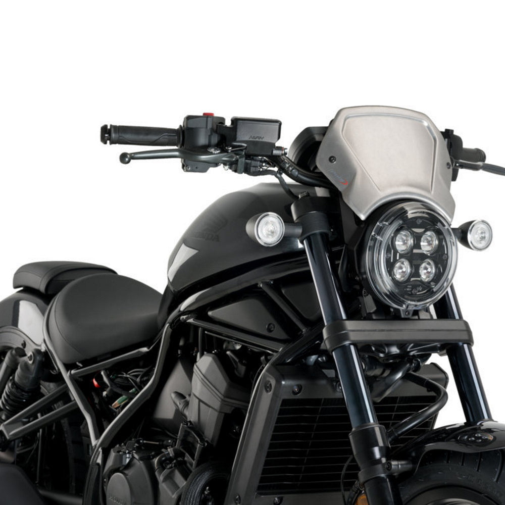 Honda CMX1100 Rebel 21- Puig Aluminium Front Plate Silver