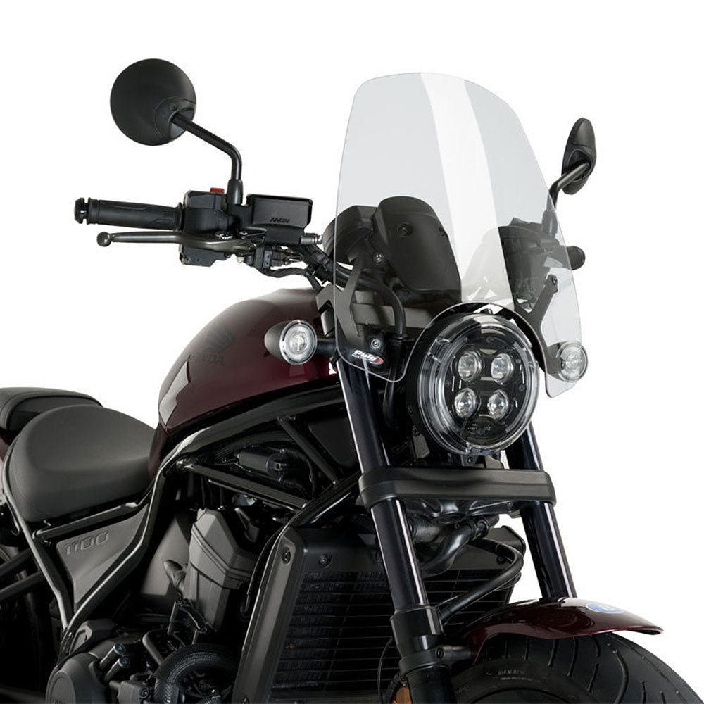 Honda CMX1100 Rebel 21-on Puig New Gen Touring Screen Clear