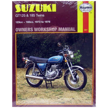 Suzuki GT125L M A 74-76 GT185K L M A 73-76 Haynes Manual