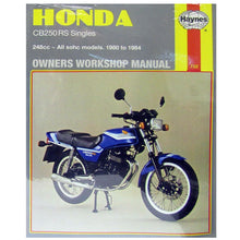 Honda CB250RSA 80-83 CB250RSDC 82-84 Haynes Manual