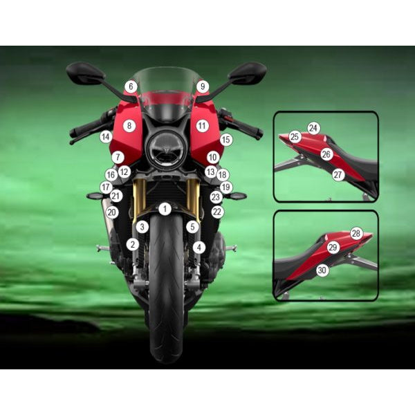 Triumph Speed Triple 1200 RR 2022 Matte Paint Protection Kit
