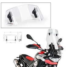 Puig Adjustable Screw-On Visor 2.0 Clear