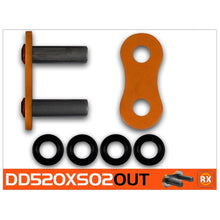520XSO2-CLF RK Rivet Link Orange Pro