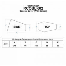 Bike It Nautica Outdoor Scooter Rain Cover With Screen